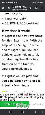 Kit d'extension capillaire V-light