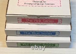 La Série Rose, Bleue Et Verte Montessori Matériaux 3 Kits Linguistiques Complets