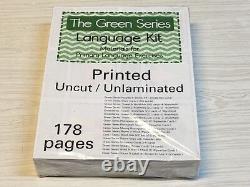 Le Pink, Blue & Green Series 3 Language Kits Montessori Open-box I#10