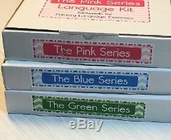 Les Roses, La Série Blue & Green Montessori Matériaux 3 Kits Complets Langue