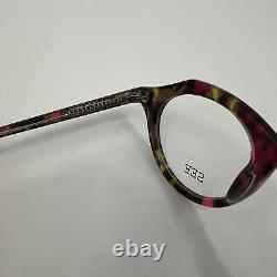 Lunettes rondes SEE Eyewear Vert Rose #6603 Neuves Sans Étiquettes