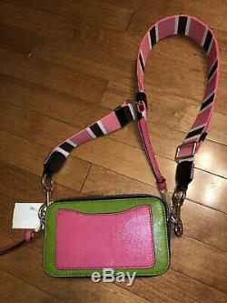 Marc Jacobs Sac Pour Appareil Photo Snapshot Green And Pink Brand New
