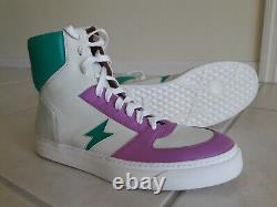 Missoni New Sneakers En Cuir Taille It40/ Us 9 White/pink/green Msrp 590 $