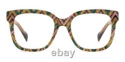 Monture de lunettes pour femmes Missoni MIS 0127 Motif Rose Vert 51/18/140
