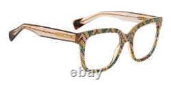 Monture de lunettes pour femmes Missoni MIS 0127 Motif Rose Vert 51/18/140