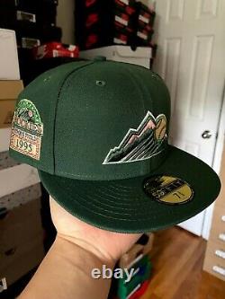Myfitteds Magic Treehouse Colorado Rockies 7 3/8 Rose Uv 1995 Coors Field Green