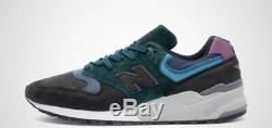 New Balance 999 Made In USA Lifestyle Chaussures Charcoal / Vert / Rose Taille 10 M999jtb
