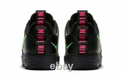 Nike Air Force 1 Lv8 Utilitaire Noir / Vert Crème / Hyper Rose Uk 10