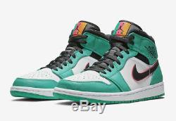 Nike Air Jordan 1 MID Se South Beach Vert Rose 852542 306 Taille Multiple