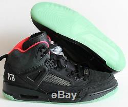Nike Air Jordan Spizike ID Noir-vert-roses Sz 11 605237-997
