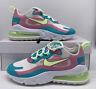 Nike Air Max 270 React Chaussures Taille Femme Cw7015-100 White Volt Vert Rose