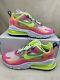 Nike Air Max 270 React Rose Rose Ghost Vert Dc1863-600 Chaussures Femmes Taille 7.5