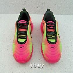 Nike Air Max 720 Taille Femme 10 Pink Blast Atomic Green Athletic Nouveau Cw2537-600