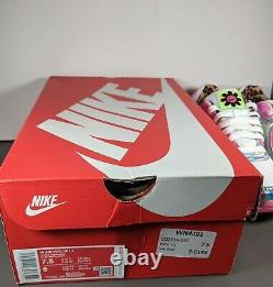 Nike Air Max 90 Sneakers Femmes Taille 7.5 Laser Fuchsia Illusion Vert Blanc Rose