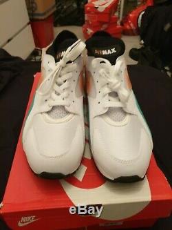 Nike Air Max 93 Miami Vice Uk10 Eur 45 Blanc Rose Vert 1 80 90 Rares