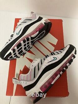 Nike Air Max 98 South Beach Blanc Noir Rose Vert Femmes Chaussures Taille 5 Ah6799-065