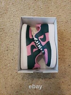 Nike By You ID Air Force 1 Pastèque Rose Vert Ct7875 994 Taille 9/ Femmes 10,5
