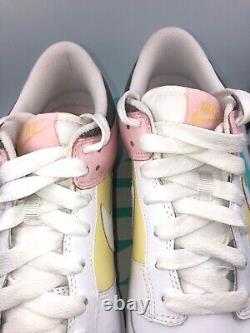 Nike Dunk Pâques Femmes Taille 11.5 = Taille Masculine 10 Blanc Olive Vert Rose Jaune