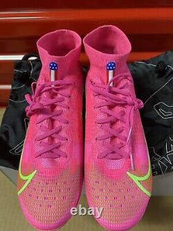 Nike ID By You Mercurial Superfly 8 Elite Pink/green Dd0317 661 Us 7m/ 8,5w
