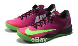Nike Kobe 8 Système Mambacurial 615315-500 Prune Rouge / Vert Électrique-rose Flash