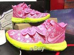 Nike Kyrie 5 Sz 8. Rose / Vert Spongebob Basketball Chaussures De Sport Cj6951-600