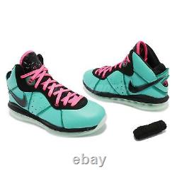 Nike Lebron VIII 8 James South Beach Pink Flash Filament Vert Hommes Cz0328-400