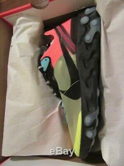 Nike React Element 87 Taille 11.5 Volt Vert Aurora Racer Rose Aq1090 700 Nouveau Nib