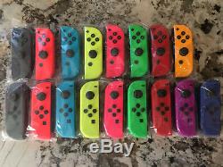 Nintendo Commutateur Joy Con Bleu Vert Jaune Rouge Rose Gris Odyssey Violet Orange