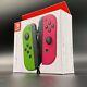 Nintendo Switch Official Joy-con L R Neon Green/pink Joint Controller Hac-a-jafa