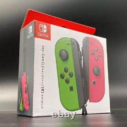 Nintendo Switch Official Joy-con L R Neon Green/pink Joint Controller Hac-a-jafa