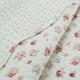 Nouveau! Cozy Shabby Chic Country Rose Rouge Vert Blanc Rose Soft Country Quilt Set