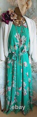 Nouvelle robe longue verte et rose à motifs floraux ROMAN & boléro pour mariage, occasion spéciale mère de la mariée 18