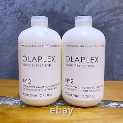 OLAPLEX No. 2 Bond Perfector 17,75 oz ENSEMBLE DE 2 Nouveau SCELLÉ Authentique Stock Frais