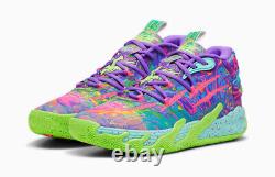 PUMA X LaMelo Ball MB. 03 'Sois toi-même' Violet/Rose/Vert HOMMES 379899-01 LIVRAISON RAPIDE