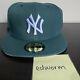 Pacsun New Era Fitted New York Yankees 1999 Ws Green Pink Hat Club Taille 7 1/4