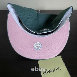 Pacsun New Era Fitted New York Yankees 1999 Ws Green Pink Hat Club Taille 7 1/4
