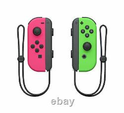 Paire De Contrôleur Nintendo Switch Joy-con (néon Vert/néon Rose)