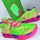 Puma Mb. 01 Inverse Toxic Hommes Us 14 Violet Vert Rose Parfum Basketball Lamelo Luxe