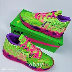 Puma MB. 01 Inverse Toxic Hommes US 14 Violet Vert Rose Parfum Basketball LaMelo Luxe