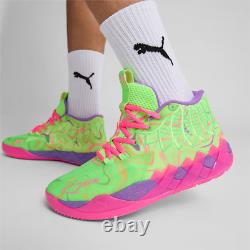 Puma MB. 01 Inverse Toxic Hommes US 14 Violet Vert Rose Parfum Basketball LaMelo Luxe