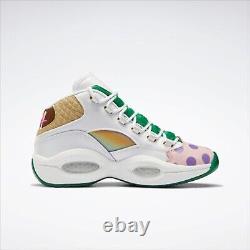 Reebok Question Classique MID Candy Land White Pixie Pink Goal Green Gz8826 Us10