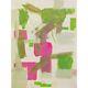 Rose Green Original Abstract Painting Art For Living Room Chambre 9 X 12