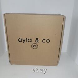 Sac Ayla & Co The Mini en cuir vegan rose pâle.