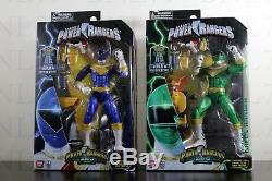 Set Complet 6 Power Rangers Zeo Legacy Rouge Vert Or Bleu Rose Jaune Ranger