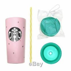 Starbucks Japan Tumbler Inoxydable Pastèque Suika Rose Vert 355ml D'été 2019