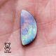 Superbe Opale Australienne De Boulder De Koroit Avec Le Gemme Lâche De Modèle Rose Et Vert