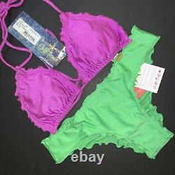 T.n.-o. Luli Fama M Bikini Snob Green Obsession Plum Rose Fuchsia Wavey Brazilian