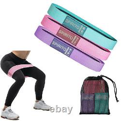 Tissu Cloth Resistance Booty Bands Loop Set Of 3 Exercise Workout Gym Fitness