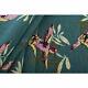 Tissu De Rembourrage Tissu À Motif Oiseau Kingfisher Vert Rose Bleu De 10 Mètres