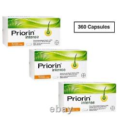 Traitement anti-chute de cheveux BAYER Priorin Intense %100 Original à base de plantes 360 capsules